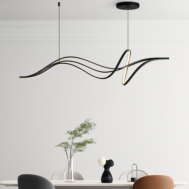Lustre LED à intensité variable pour éclairage intérieur moderne — LZ4X9P
