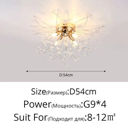 Lustre LED moderne Luciole pour décoration intérieure — LZ4N7XQ