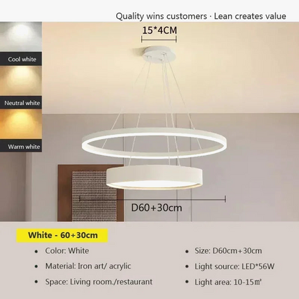 Lustre LED minimaliste pour intérieur moderne — LZ4P9XQ