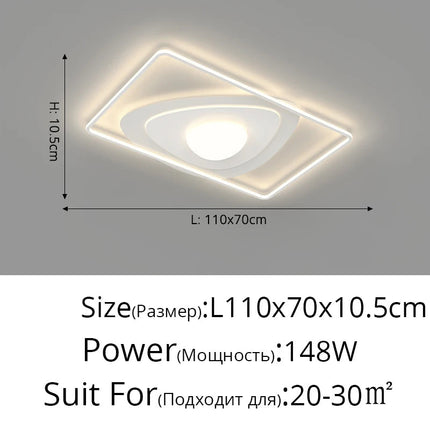 Lustre LED nordique simple à éclairage chaud — LZ4X9T