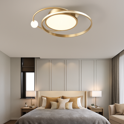 Plafonnier LED moderne à intensité variable pour chambre et cuisine — LZ4T9XQ