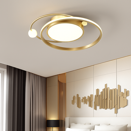 Plafonnier LED moderne à intensité variable pour chambre et cuisine — LZ4T9XQ