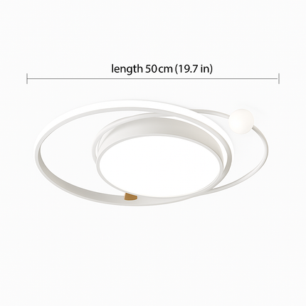 Plafonnier LED moderne à intensité variable pour chambre et cuisine — LZ4T9XQ