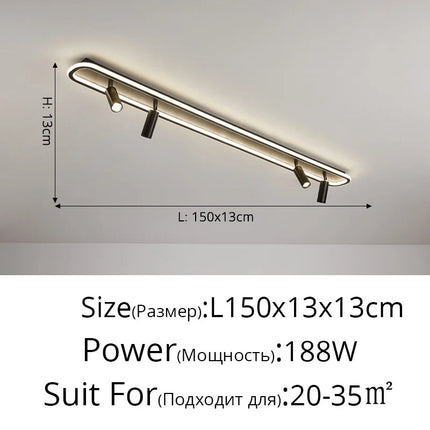 Lustre LED moderne à gradation pour éclairage intérieur — LZ4X9T