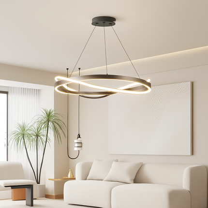 Lustre LED moderne pour suspension et plafonnier intérieur — LZ4X9P