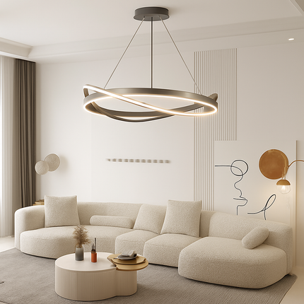 Lustre LED moderne pour suspension et plafonnier intérieur — LZ4X9P