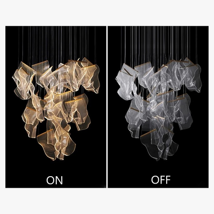 Lustre LED moderne pour escalier et boutique de vêtements — LZ4X9Q2