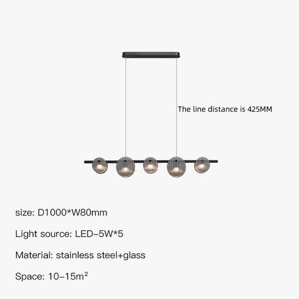 Lustre LED minimaliste pour intérieur moderne — LZ4X9P2