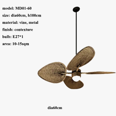 Lustre LED décoratif en forme de vigne style wabi-sabi — LZ4X9P2