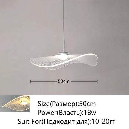 Lustre suspension LED moderne forme lotus pour restaurant — LZ4X9T2