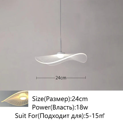 Lustre suspension LED moderne forme lotus pour restaurant — LZ4X9T2