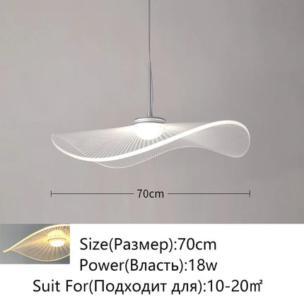 Lustre suspension LED moderne forme lotus pour restaurant — LZ4X9T2