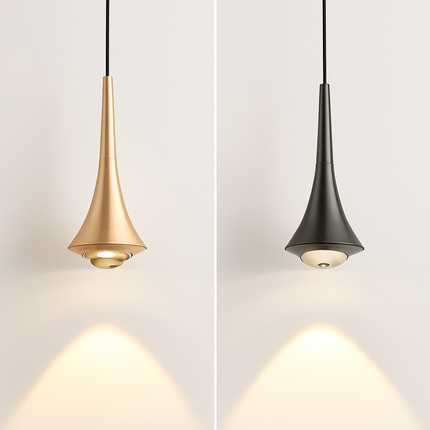 Lustre LED nordique en aluminium à intensité variable anti-éblouissant — LZ4X9T2