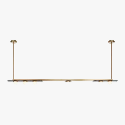 Lustre LED suspension en verre style art déco — LZ4F7Q1