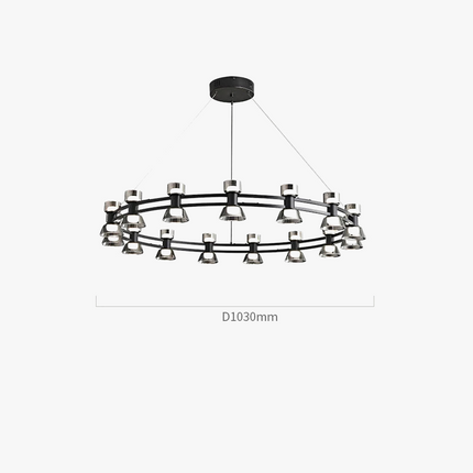 Lustre suspension LED boule en verre postmoderne — LZ4X9P2Q