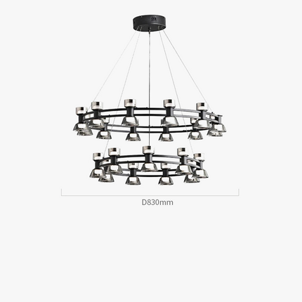 Lustre suspension LED boule en verre postmoderne — LZ4X9P2Q