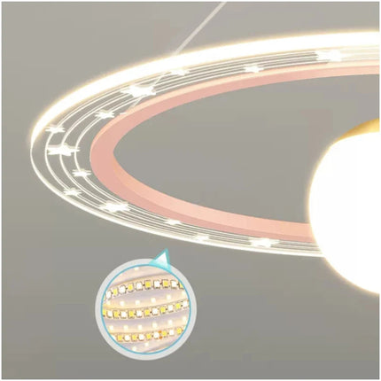 Lustre LED rond à gradation pour chambre d’enfant — LZ4X9T1