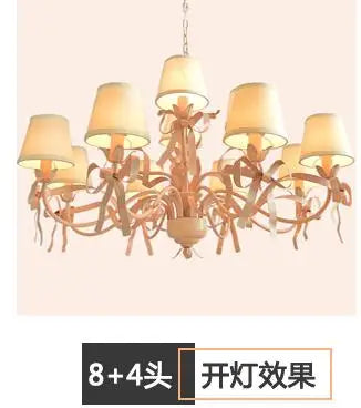 Lustre LED style européen pour chambre de princesse — LZ4X9T2