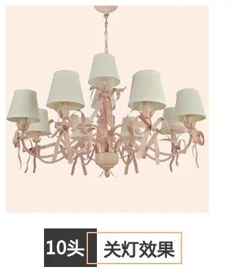 Lustre LED style européen pour chambre de princesse — LZ4X9T2
