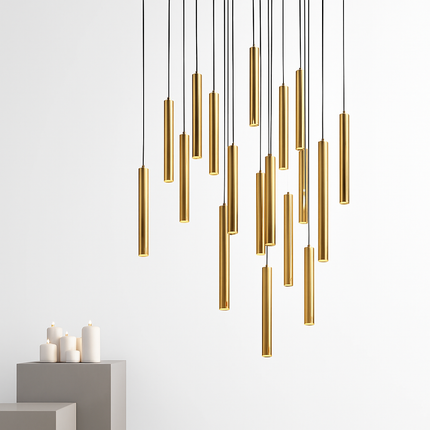 Lustre suspension LED moderne pour villa, loft et hôtel — LZ4X9T1