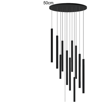 Lustre suspension LED moderne pour villa, loft et hôtel — LZ4X9T1