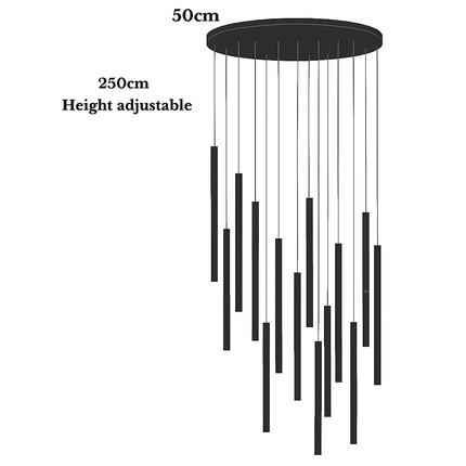 Lustre suspension LED moderne pour villa, loft et hôtel — LZ4X9T1
