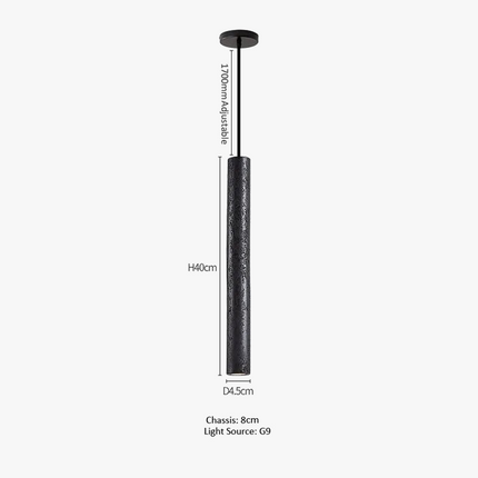 Suspension LED ultra-fine design minimaliste avec trous noirs — LZ7D9Q