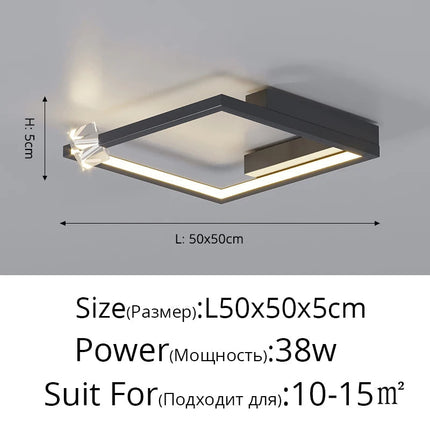 Lustre LED ultra fin pour intérieur polyvalent — LZ4X9T2