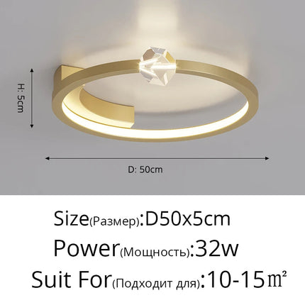 Lustre LED ultra fin pour intérieur polyvalent — LZ4X9T2