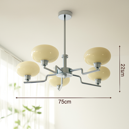 Lustre suspension vintage style Bauhaus éclairage nordique — LZ7X9D