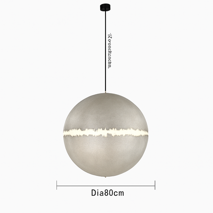 Lustre LED design italien en fibre de verre — LZ7XQ9