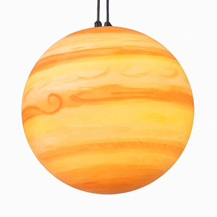 Lustre acrylique suspendu forme planète et lune — LZ4X9P2Q