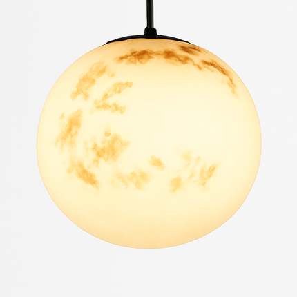 Lustre acrylique suspendu forme planète et lune — LZ4X9P2Q