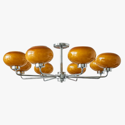 Lustre suspension en verre style Bauhaus pour salon nordique — LZ4FJ9