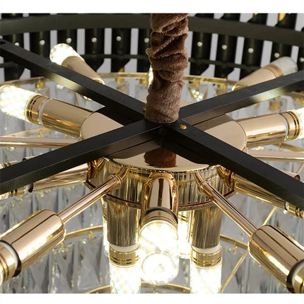 Lustre suspension moderne en cristal K9 LED — LZ4X9P2