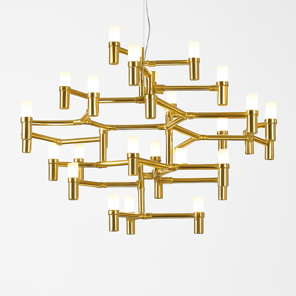 Lustre suspendu moderne en métal avec éclairage réglable — LZ4X9T2