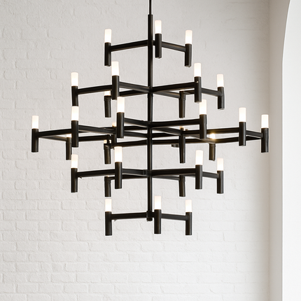 Lustre suspendu moderne en métal avec éclairage réglable — LZ4X9T2