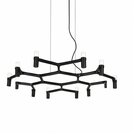 Lustre suspendu moderne en métal avec éclairage réglable — LZ4X9T2