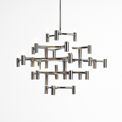 Lustre suspendu moderne en métal avec éclairage réglable — LZ4X9T2