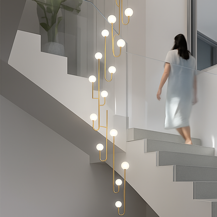 Lustre moderne créatif avec éclairage LED intégré — LZ4X9P