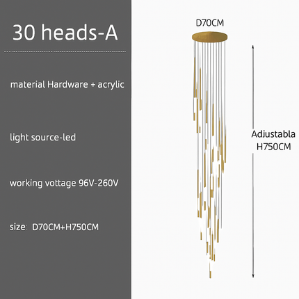 Lustre design créatif pour intérieur élégant — LZ4X9P
