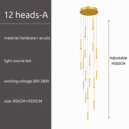 Lustre design créatif pour intérieur élégant — LZ4X9P