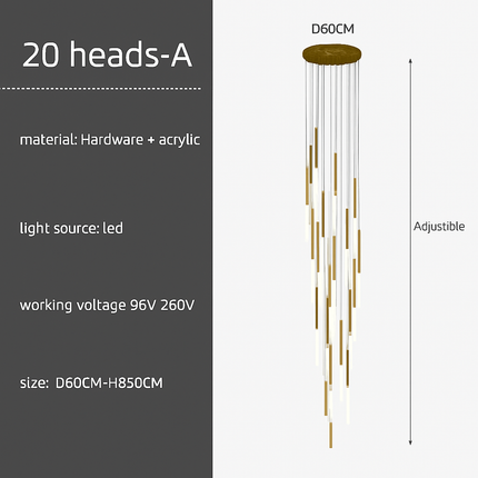 Lustre design créatif pour intérieur élégant — LZ4X9P