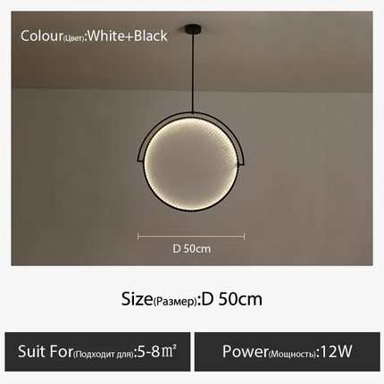 Lustre moderne italien pour décoration intérieure lumineuse — LZ4T9XQ