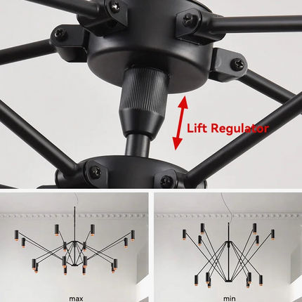 Lustre moderne pour éclairage intérieur élégant — LZ7D9X