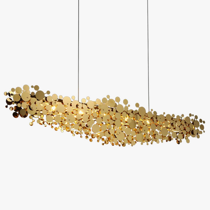 Lustre intérieur en acier inoxydable chromé moderne — LZ4X9J