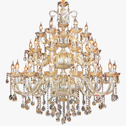 Lustre moderne en cristal et chrome pour éclairage de luxe — LZ4X9T