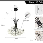 Black 13Light / 110V-120V / Warm White 3000K | CHINA