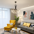 Diamètre doré 68cm / Lumière blanche (6000k)
