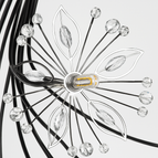 Diamètre noir 50 cm / Lumière chaude (3000k)